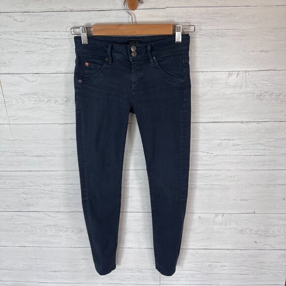 Hudson Jeans Womens Size 25 Teal Green Collin Low Rise Skinny with Flap Pockets - Picture 4 of 14